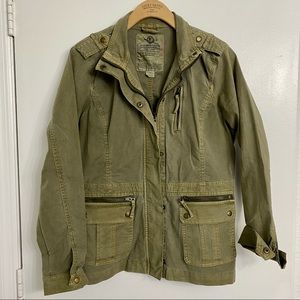 Lucky Brand Army Green Utility Jacket